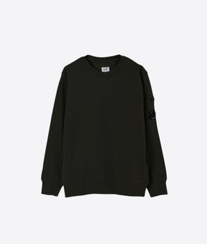 C.P. COMPANY MAGLIA NERO / 4A FELPA IN COTONE C.P. COMPANY