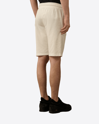 C.P. COMPANY PANTALONCINI CARGO LENS IN PILE LEGGERO