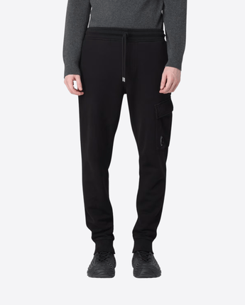 C.P. COMPANY PANTALONI PANTALONI SPORTIVI IN COTONE GARZATO
