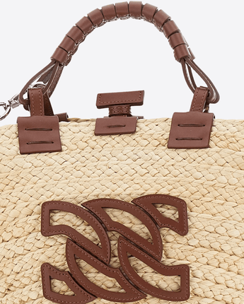 CASADEI Abbigliamento e accessori NATURALE / UNI BORSA TOTE PANARA