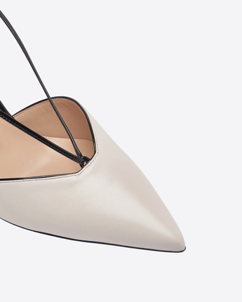 CASADEI SCARPE SLINGBACK ECRU'