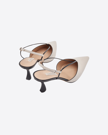 CASADEI SCARPE SLINGBACK ECRU'