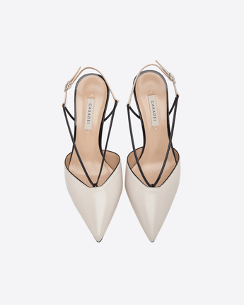 CASADEI SCARPE SLINGBACK ECRU'