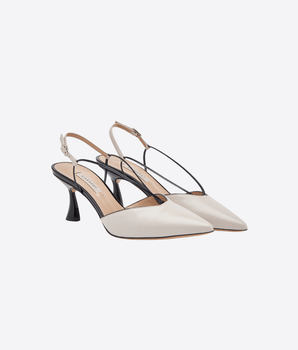 CASADEI SCARPE SLINGBACK ECRU'