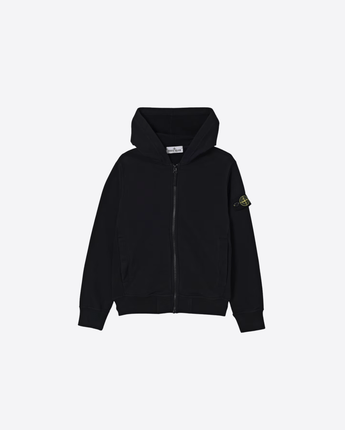 CB Bottazzo NERO / 8A FELPA CON CAPPUCCIO E ZIP
