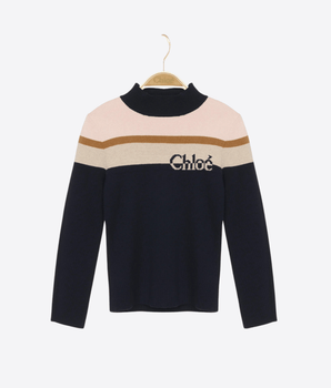 CHLOE Abbigliamento e accessori MARINE / 12A PULLOVER IN MAGLIA