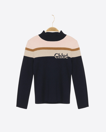 CHLOE Abbigliamento e accessori MARINE / 12A PULLOVER IN MAGLIA