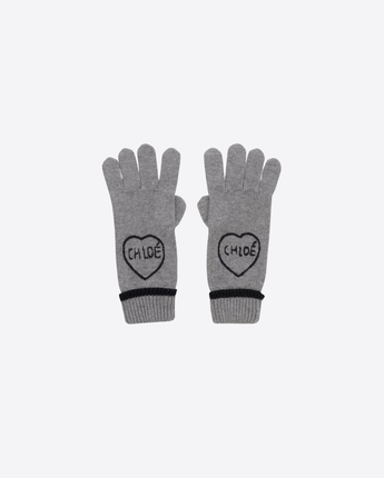 CHLOE GUANTI HEATHER GREY / UNI GUANTI IN MAGLIA