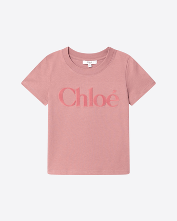 CHLOE MAGLIA LEGNO / 10A T-SHIRT CHLOE' IN COTONE CON LOGO