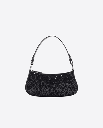 COCCINELLE Abbigliamento e accessori NERO Merveille Paillettes