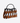 COCCINELLE BORSA COGNAC/NERO / UNI COCCINELLE LISBET