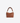 COCCINELLE BORSA COGNAC/NOIR BORSA A SPALLA IN PELLE DOUBLE