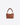 COCCINELLE BORSA COGNAC/NOIR BORSA A SPALLA IN PELLE DOUBLE