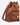COCCINELLE BORSA COGNAC SECCHIELLO IN PELLE