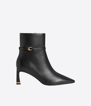 COCCINELLE SCARPE STIVALETTI IN PELLE LISCIA C-LOOK
