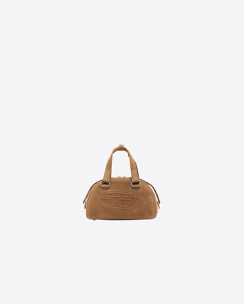 DIESEL BORSA BEIGE / UNI BORSA BOWLING PICCOLA IN PELLE SCAMOSCIATA 1DR-DOME