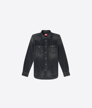 DIESEL CAMICIA OVERSHIRT IN DENIM