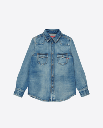 DIESEL CAMICIA WESTERN IN DENIM DIESEL J00760KXBRH K01