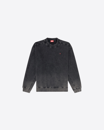 DIESEL FELPA FELPA IN COTONE CON EFFETTO FADED