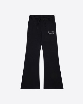 DIESEL PANTALONI PANTALONI DA TUTA SVASATI CON OVAL D LOGO