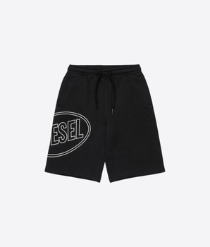 DIESEL SHORTS PANTALONCINI IN FELPA DI COTONE