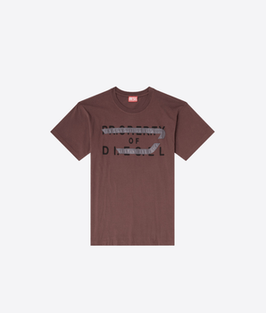 DIESEL T-SHIRT T-SHIRT REGULAR CON APPLICAZIONE D