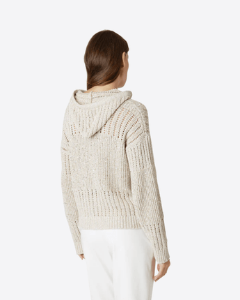 ELEVENTY Abbigliamento e accessori MAGLIA FULL ZIP CAPPUCCIO
