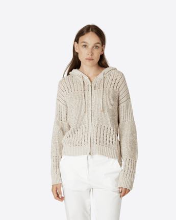 ELEVENTY Abbigliamento e accessori MAGLIA FULL ZIP CAPPUCCIO