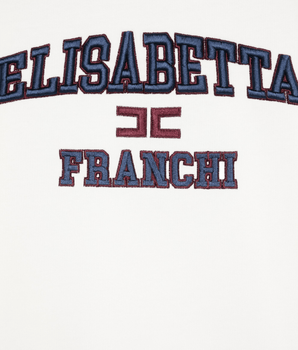 Elisabetta Franchi Bambina Abbigliamento e accessori FELPA CON RICAMO