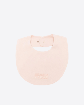 ELISABETTA FRANCHI BAVETTA ROSA / UNI BAVETTA CON LOGO RICAMATO