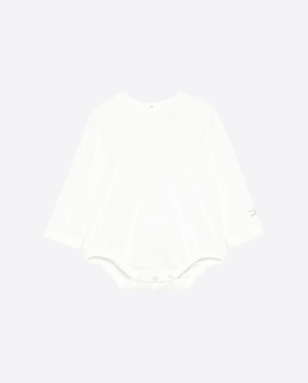 Elisabetta Franchi BODY AVORIO / 9M BODY CON MANICHE LUNGHE E BOTTONI