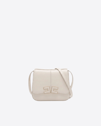ELISABETTA FRANCHI BORSA MILK / UNI BORSA CON PLACCA LOGO