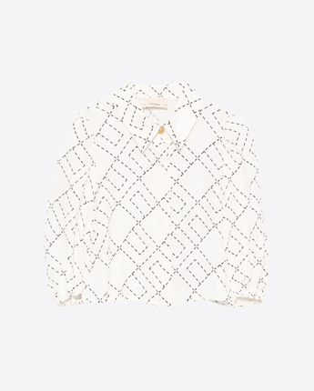 Elisabetta Franchi CAMICIA MILK / 3A CAMICIA CON STAMPA MONOGRAM