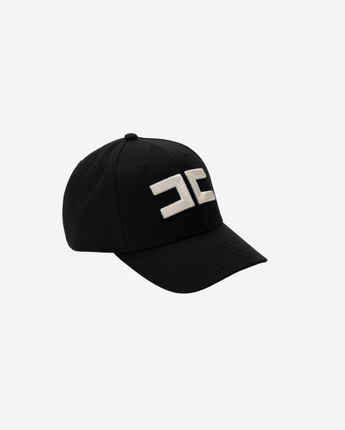 ELISABETTA FRANCHI CAPPELLO NERO / S CAPPELLO CON LOGO
