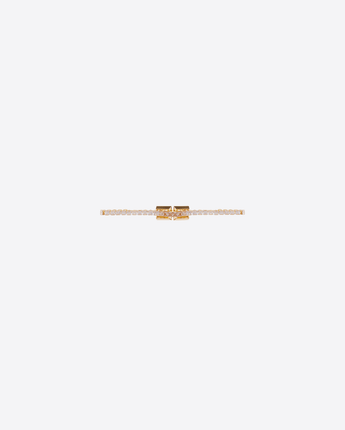 ELISABETTA FRANCHI COLLANA ORO / UNI COLLANA IN STRASS CON LOGO