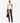 ELISABETTA FRANCHI GILET GILET IN GABARDINA CON CINTURA