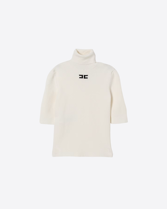 Elisabetta Franchi MAGLIA MILK / 10A MAGLIA DOLCEVITA IN MISTO VISCOSA