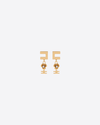 ELISABETTA FRANCHI ORECCHINI ORO / UNI MICRO ORECCHINI CON CIONDOLO