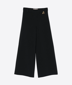Elisabetta Franchi PANTALONI NERO / 8A PANTALONI CON LOGO