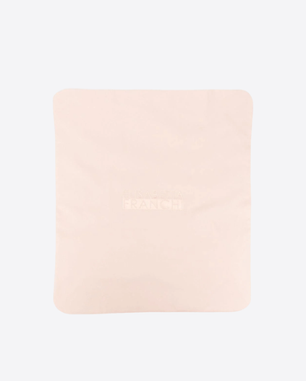 ELISABETTA FRANCHI ROSA / UNI COPERTA CON LOGO RICAMATO