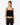 ELISABETTA FRANCHI TOP TOP IN TULLE CON FRANGE