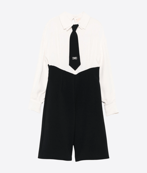 Elisabetta Franchi TUTA MILK / 10A TUTA INTERA CON NODO