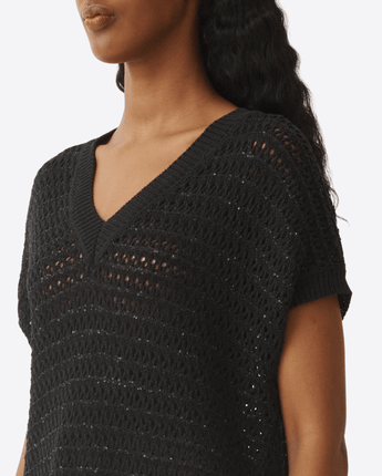 FABIANA FILIPPI Abbigliamento e accessori MAGLIA CON SCOLLO A V IN COTONE
