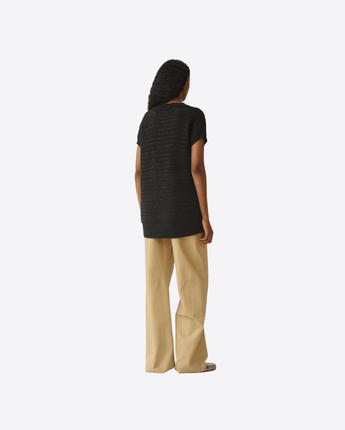 FABIANA FILIPPI Abbigliamento e accessori MAGLIA CON SCOLLO A V IN COTONE