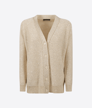 FABIANA FILIPPI BEIJE / 42 CARDIGAN VANIGLIA