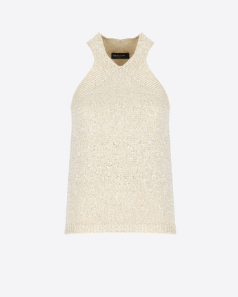 FABIANA FILIPPI BEIJE / 42 TOP IN MISTO COTONE