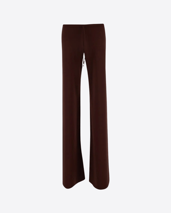 FISICO Abbigliamento e accessori CIOCCOLATO / XS PANTALONE A PALAZZO CON COULISSE IN VITA