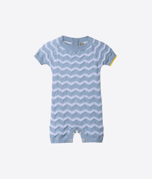 GENSAMI Abbigliamento e accessori BLU / 3M TUTINA HAPPY ZIG ZAG