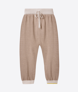 GENSAMI Abbigliamento e accessori SABBIA / 12M PANTALONE IN SETA E COTONE