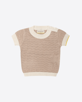 GENSAMI Abbigliamento e accessori SAND / 12M T-SHIRT IN MAGLIA